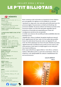 Le P&rsquo;tit Billiotais n°214 – Juillet 2026