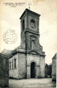 Carte église de Billio sans personnages