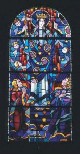 Vitrail de l'église de Billio