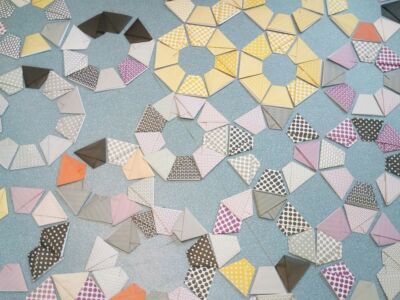 élèves de Billio atelier origami